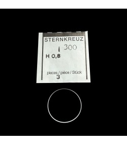 Boley I-Gaskets for Watch Crystals - 30.00 x 29.30 x 0.80mm, Pack of 3