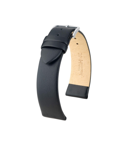 Hirsch Toronto Black Calf Leather Watch Strap 14mm Quick Release