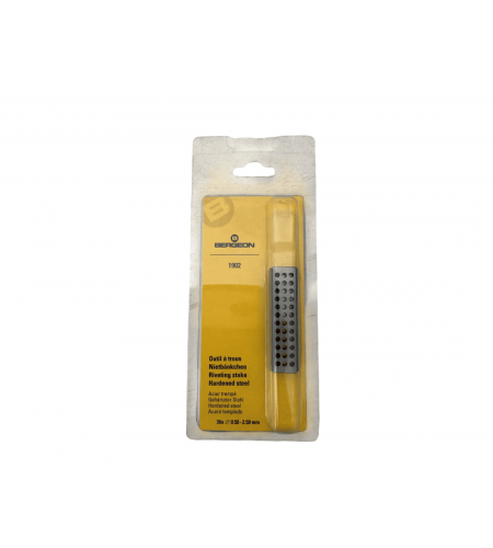 Bergeon 1902 Hardened Steel Hole Pl ...