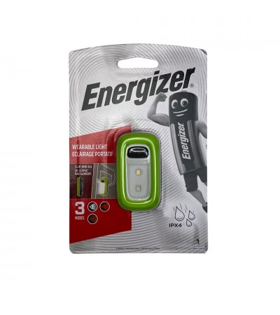 Energizer Wearable Clip Light with LED and 3 Modes