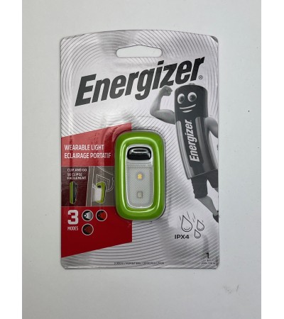 Energizer Wearable Clip Light with LED and 3 Modes