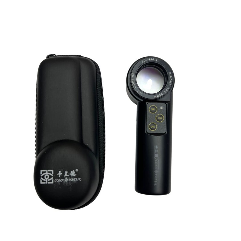 Лупа Connoisseur 10x с UV и LED светлина (върната, повредена кутия) Лупа Connoisseur 10x с UV и LED светлина (върната, повредена кутия)