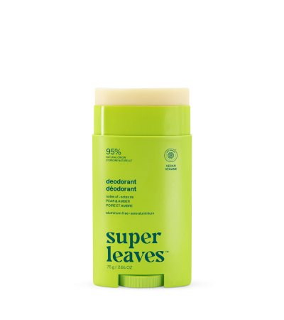 ATTITUDE Super Leaves Deodorant, Pear & Amber, 75 g