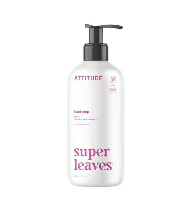 ATTITUDE Super Leaves Hand Soap Coconut & Wild Berries 473 ml