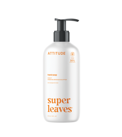 ATTITUDE Super leaves Hand Soap Orange Blossom & Eucalyptus 473 mL