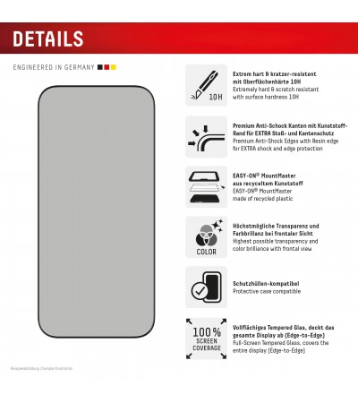DISPLEX Privacy Screen Protector 10H for iPhone 18 Pro MountMaster