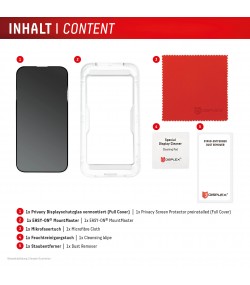 DISPLEX Privacy Screen Protector 10H for iPhone 18 Pro MountMaster