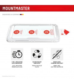 DISPLEX Screen Protector and Case for iPhone 18 Pro / iPhone 17 Pro, MountMaster