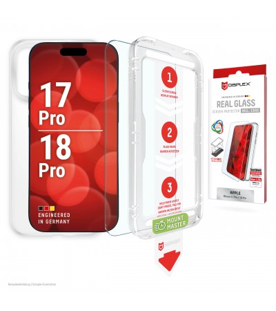 DISPLEX Screen Protector and Case for iPhone 18 Pro / iPhone 17 Pro, MountMaster