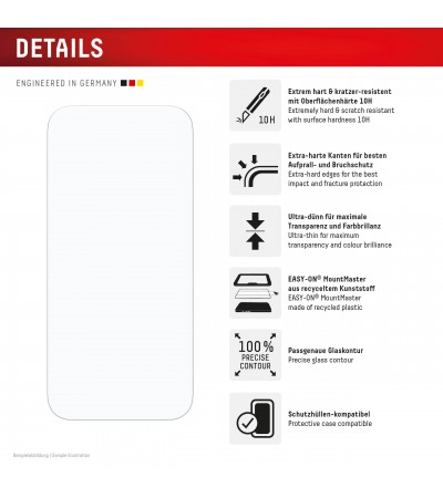 DISPLEX Screen Protector and Case for iPhone 18 Pro / iPhone 17 Pro, MountMaster