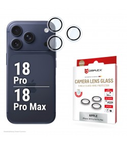 DISPLEX Premium Camera Lens Glass for iPhone 18 Pro / 18 Pro Max 10H DLC