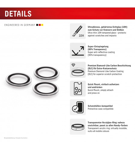 DISPLEX Premium Camera Lens Glass f ...