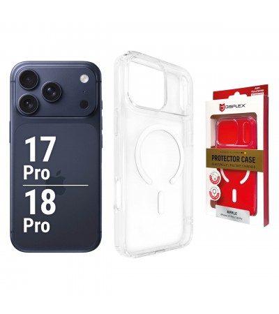 DISPLEX Clear Protective Case for iPhone 18 Pro/17 Pro, MagSafe