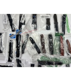 Mixed Lot of 22 Watch Straps and 1 Buckle by Hirsch