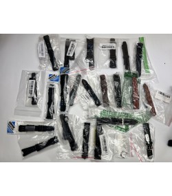 Mixed Lot of 22 Watch Straps and 1 Buckle by Hirsch