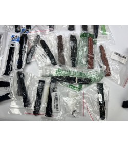 Mixed Lot of 22 Watch Straps and 1 Buckle by Hirsch