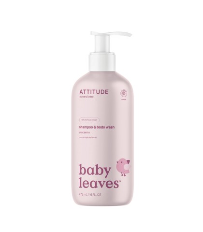 ATTITUDE Baby Leaves 2-in-1 Shampoo & Body Wash β Unscented