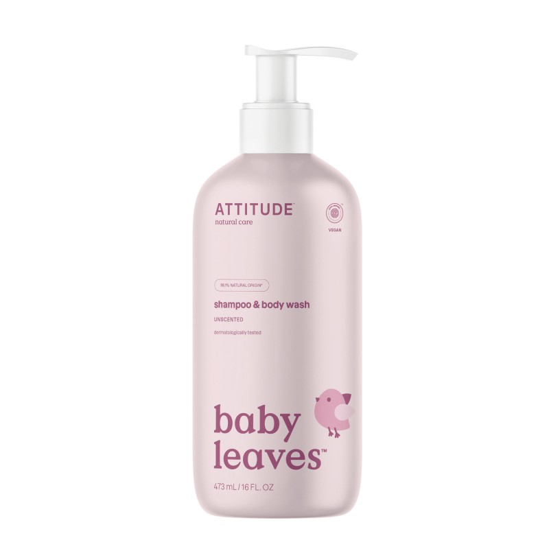 ATTITUDE Baby Leaves 2-in-1 Shampoo & Body Wash – Unscented ATTITUDE Baby Leaves 2-in-1 Shampoo & Body Wash – Unscented