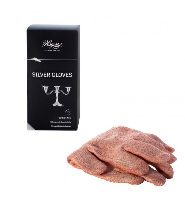 Hagerty silver gloves polish and protect silver from tarnish 1 pair