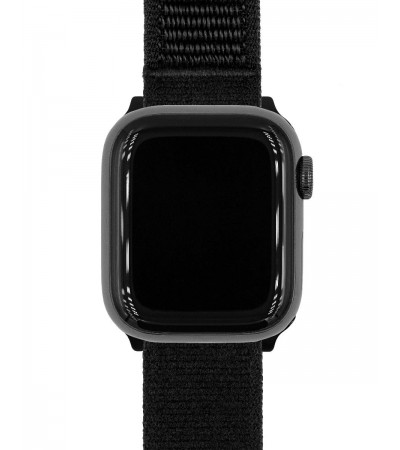 Vocem for Apple Watch Hirsch, Black 22mm, Adaptors Included