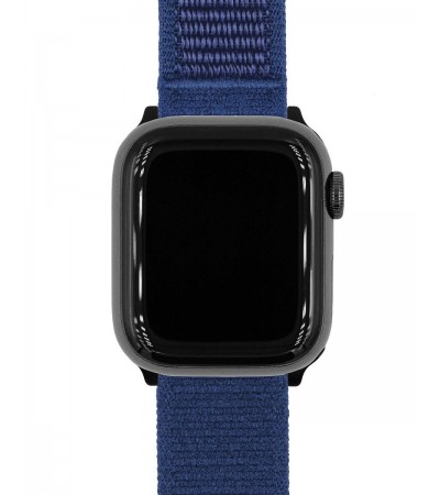 Vocem for Apple Watch Hirsch, Blue 22mm, Adaptors Included