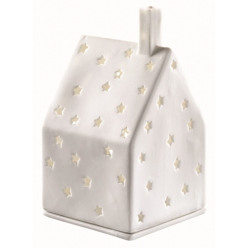 Illuminated House with Sharp Roof Illuminated House with Sharp Roof