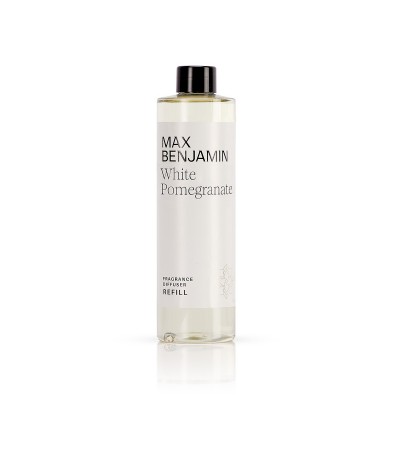 White Pomegranate Luxury Diffuser Refill Max Benjamin 300 ml
