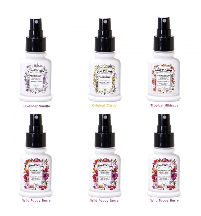 Poo-Pourri Toilet Spray Bundle - 6 Pack Variety