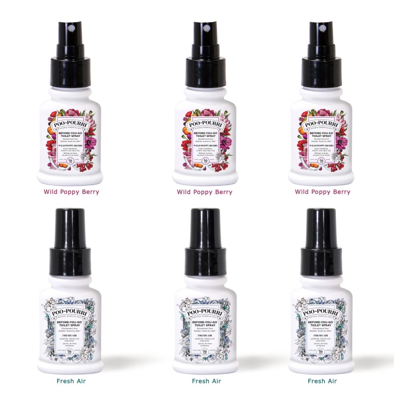 Комплект спрей за тоалетна Poo-Pourri - 6 броя Комплект спрей за тоалетна Poo-Pourri - 6 броя