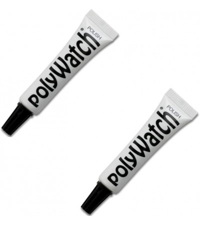 PolyWatch Plastic Watch Crystal Scratch Remover Polish Tool - Pack of 2