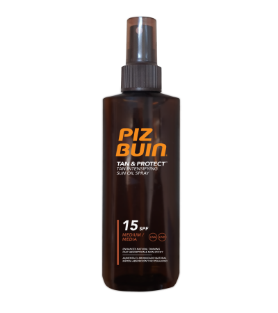 PIZ BUIN Tan&Protect Интензивна слънцезащитна спрей SPF 15 150 мл.