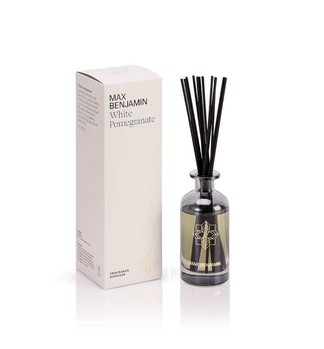 White Pomegranate Luxury Diffuser – Max Benjamin