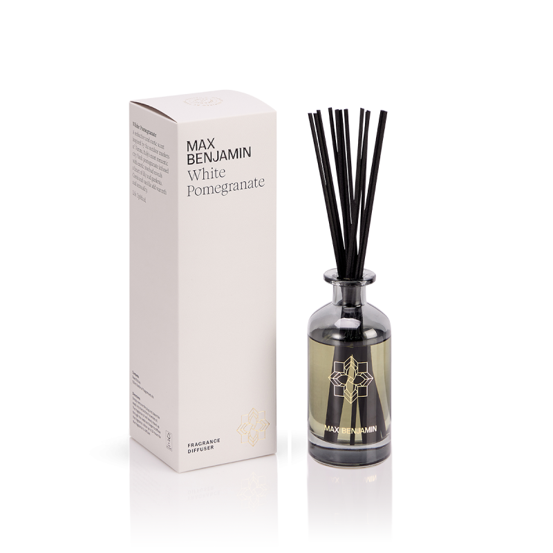 White Pomegranate Luxury Diffuser – Max Benjamin White Pomegranate Luxury Diffuser – Max Benjamin