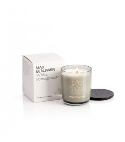 White Pomegranate Luxury Natural Candle – Max Benjamin