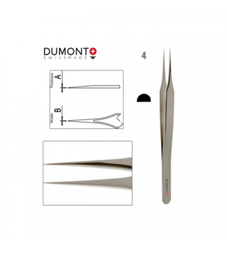 Dumont Dumoxel #4 Tweezers Antimagn ...