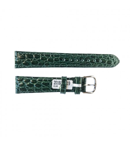 Croco pattern leather strap for wat ...