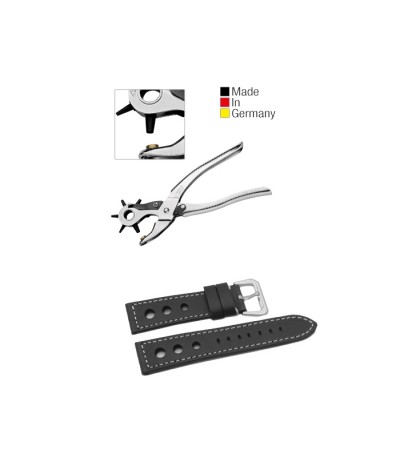 Watchmaker Revolving punch plier Leather Strap Hole Tool
