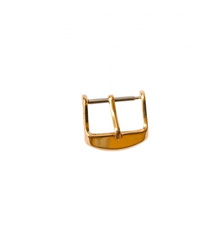 Yellow gold plated buckle for leath ...