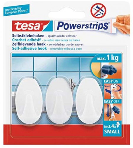 tesa Powerstrips Hooks Small OVAL - ...