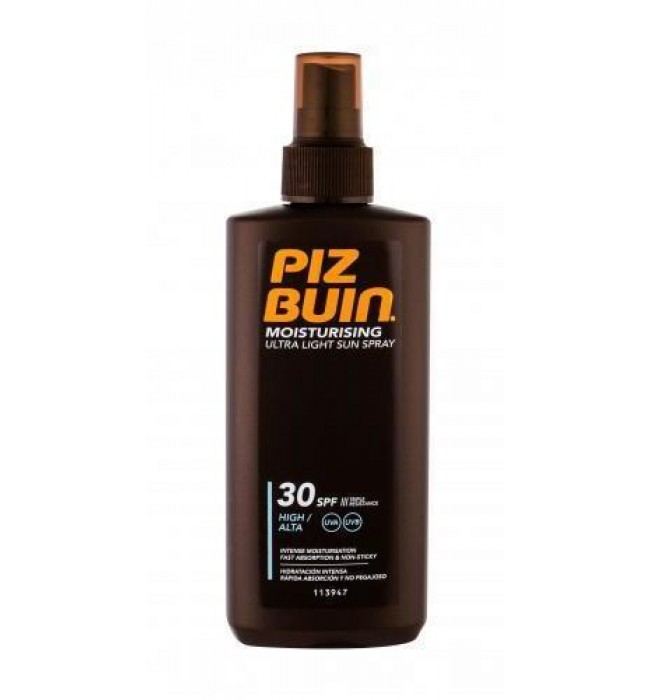 Piz Buin Ultra Light Sun Spray Sfp30 200Ml