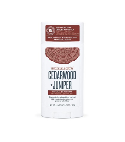 Schmidt's Deodorant Stick, Cedarwood + Juniper, 3.25 Ounce 92 gr.