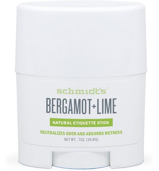 Schmidt’s Deodorant Bergamot + Lime stick (travel size) 19.8g