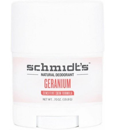 Schmidt’s Deodorant Geranium Flower stick travel size 19.8g  0.7 oz