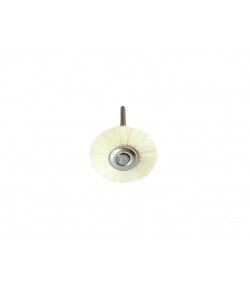 Round Miniature Hard polishing Brushes, Mounted bristles 21mm