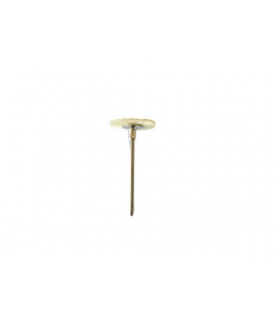 Round Miniature Hard polishing Brushes, Mounted bristles 21mm