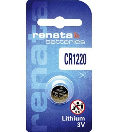 Renata #CR1220 Lithium Coin Battery