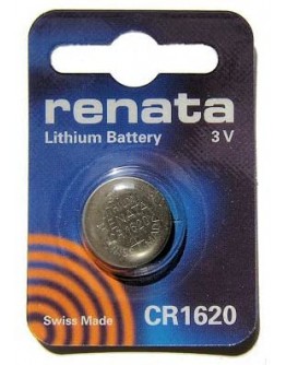 Renata #CR1620 Lithium Coin Battery
