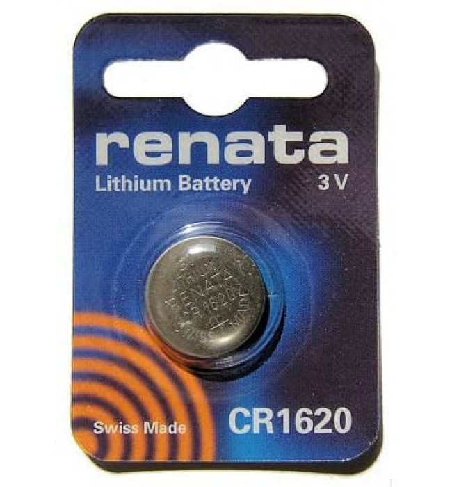Renata #CR1620 Lithium Coin Battery