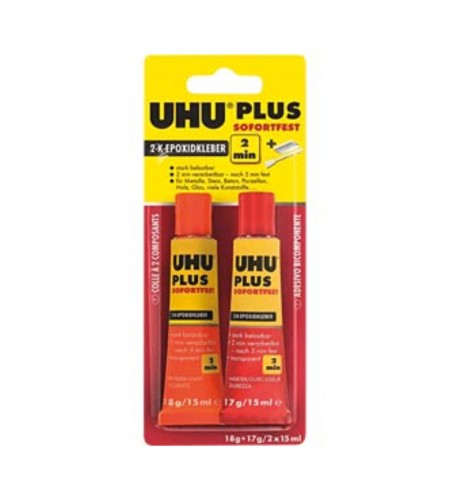 UHU 2-component adhesive plus insta ...