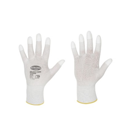 Work gloves with PU fingertips for goldsmiths and watchmakers for polishing S